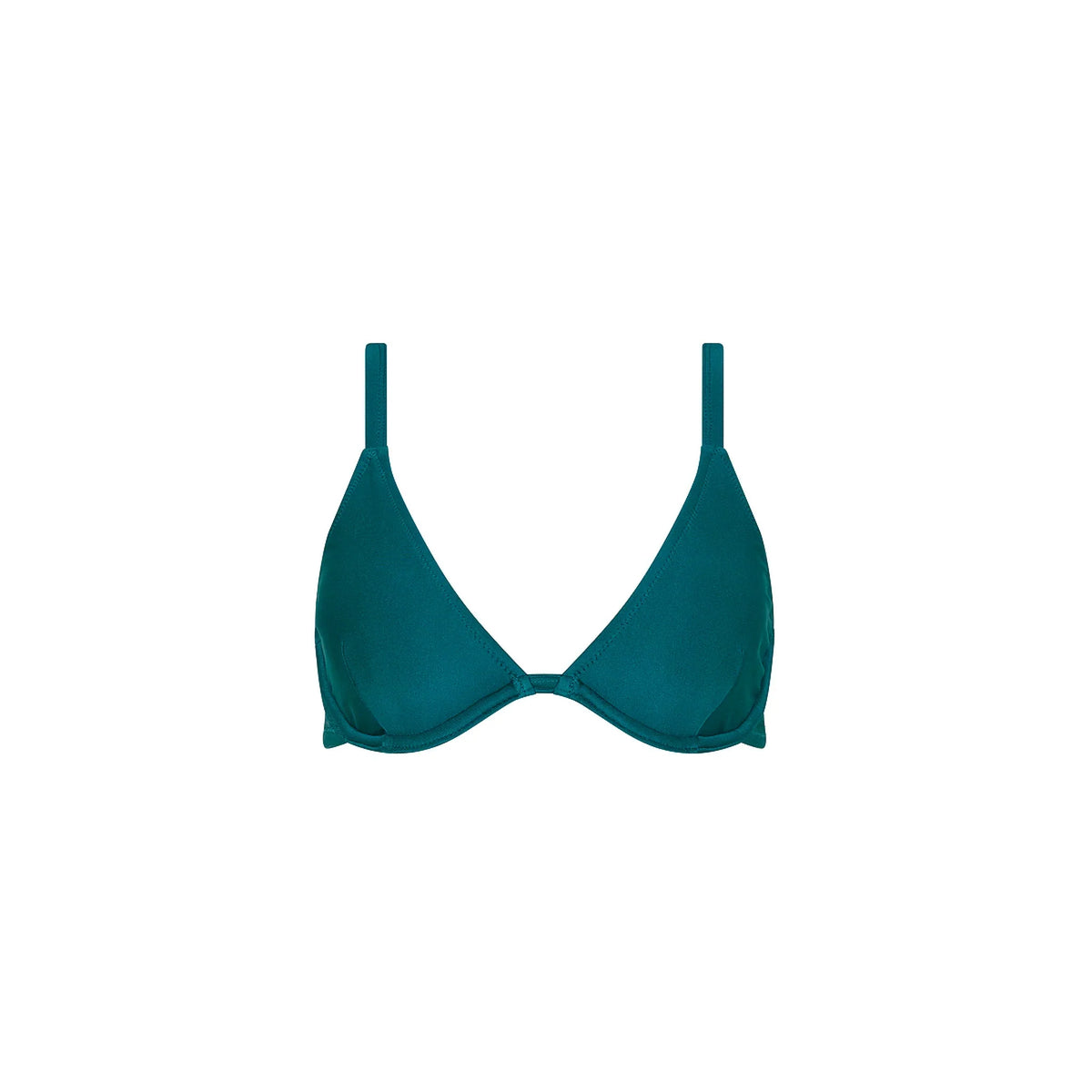 Underwire Triangle D+ Cup Bikini Top - Laguna Haze