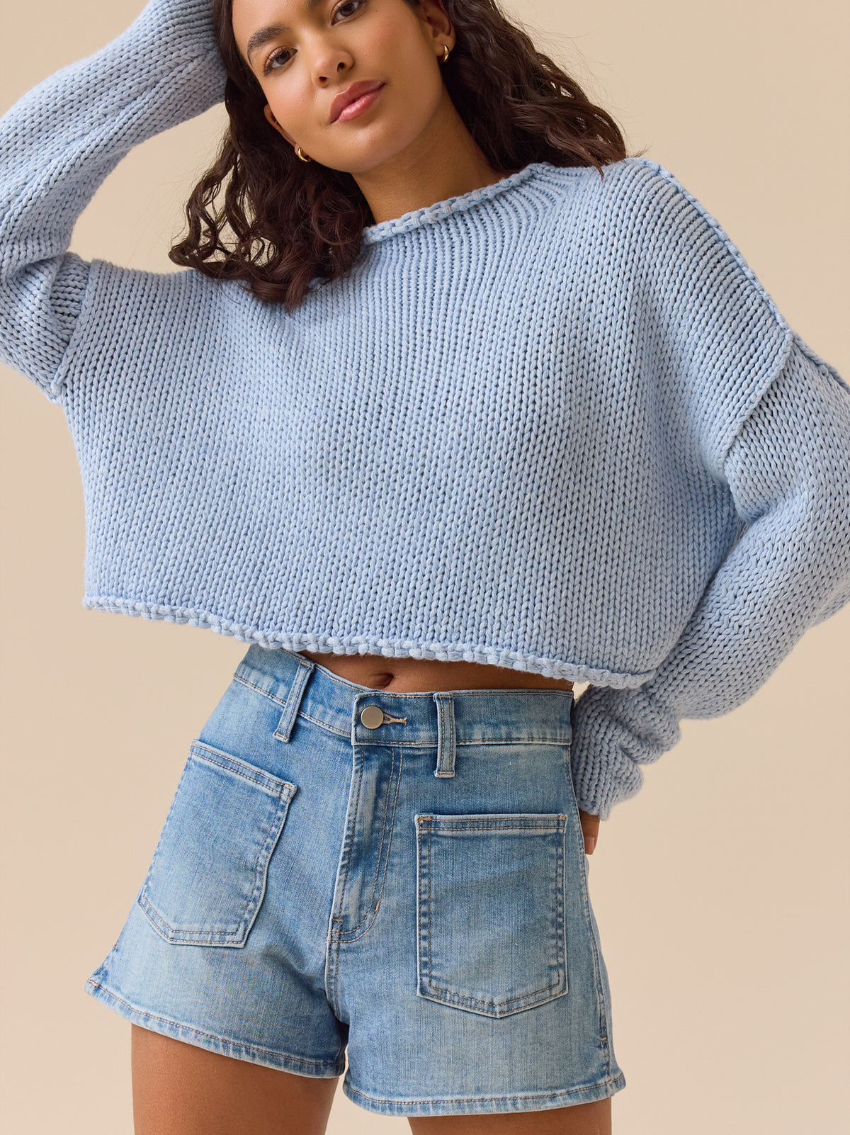 Lillie Claire Denim Shorts