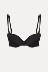 Cherish Push Up Bikini Top - Black