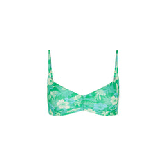 Gathered Mini Crop Bikini Top - Barefoot Breeze