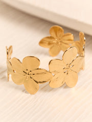 Floral Statement Cuff Bracelet
