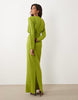 Batwing Maxi Dress In Lime