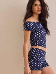 Fast Lane Polka Dot Top