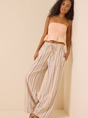 Rylen Stripe Linen Pant