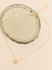 18K Gold Glitz Clover Necklace