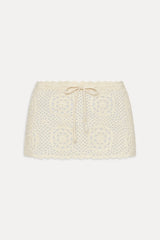 Arlo Crochet Mini Skirt - Bunny