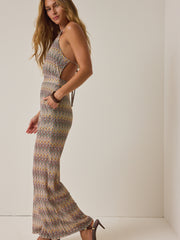 Arianna Chevron Jumpsuit