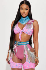 Spaced Out Cowgirl 5 Piece Costume Set