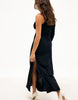 Na-Kd One Shoulder Maxi Dress In Black
