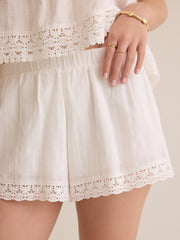Isolde Flowy Lace Shorts