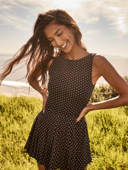 Pulse Point Polka Dot Dress