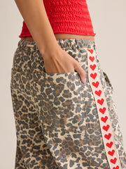 Meredith Cheetah Heart Pants