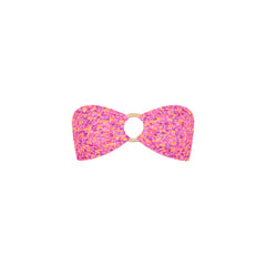 Strapless Bandeau Bikini Top - Gelato Bloom