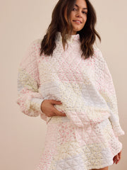 Bloom Quilted Mockneck