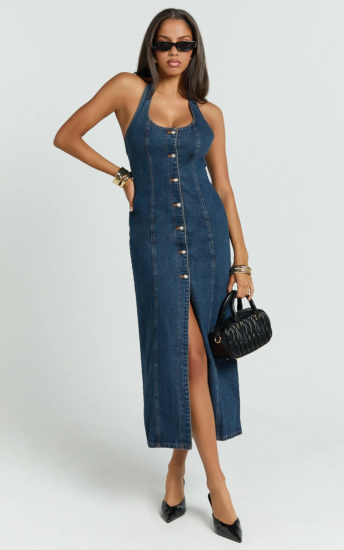 Lioness - Kenny Midi Dress - In Indigo