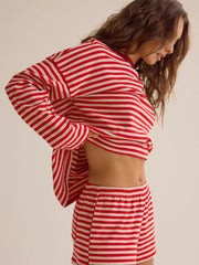 Reese Stripe Lounge Short