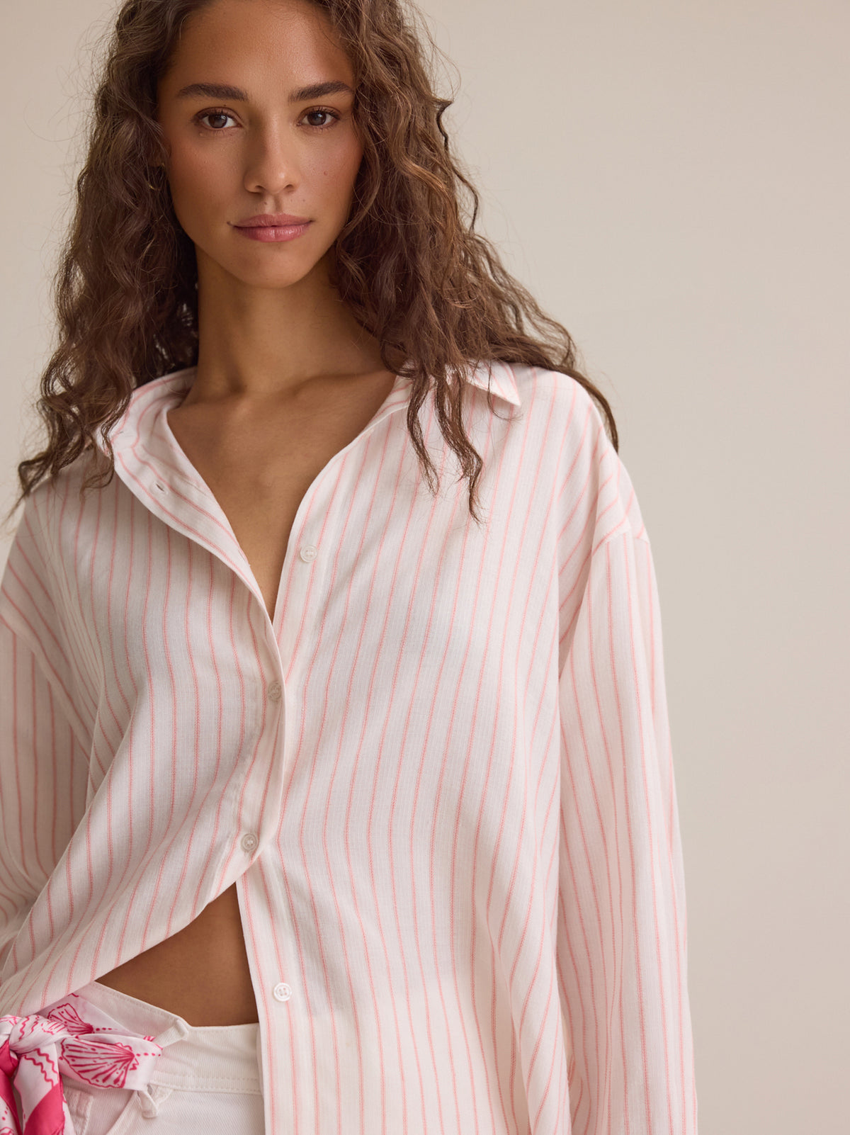 Brandy Button Up Top
