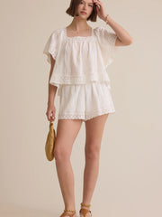 Isolde Lace Baby Doll Top