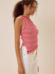 Sawyer One Shoulder Stripe Tank