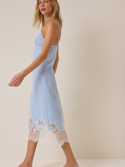 Mira Lace Trim Midi Dress