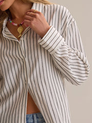 Brandy Button Up Top