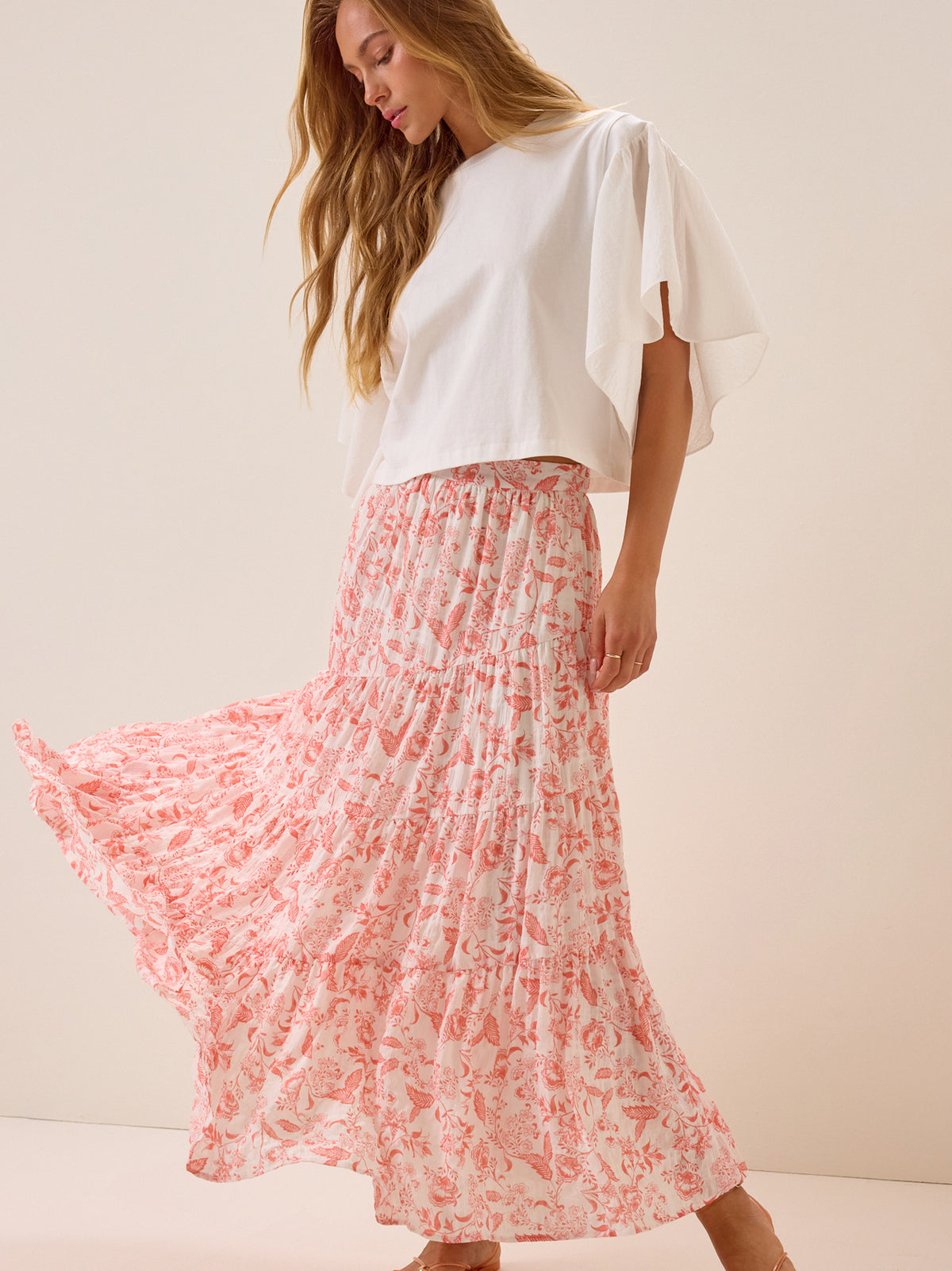Elise Floral Maxi Skirt