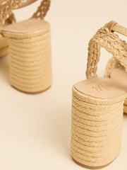 Matisse Orion Raffia Platform Heel
