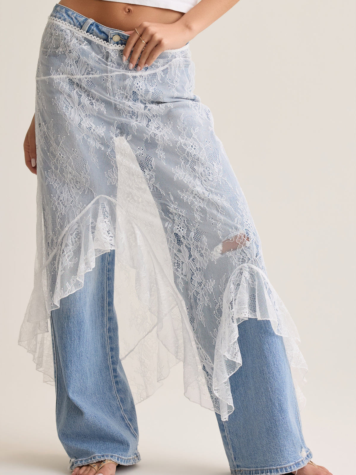 Eva Lace Slip Skirt
