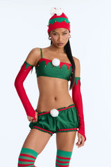 Jingle Bell Tease 5 Piece Costume Set