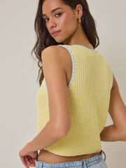 Kelia Contrast Stitch Vest