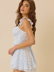 Marigold Floral Romper