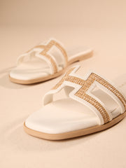 Enid Raffia Sandal