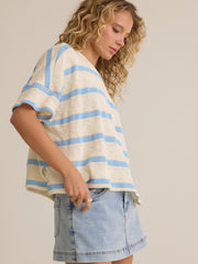 Clara Stripe Boxy Top