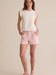 Elaine Ruffle Top
