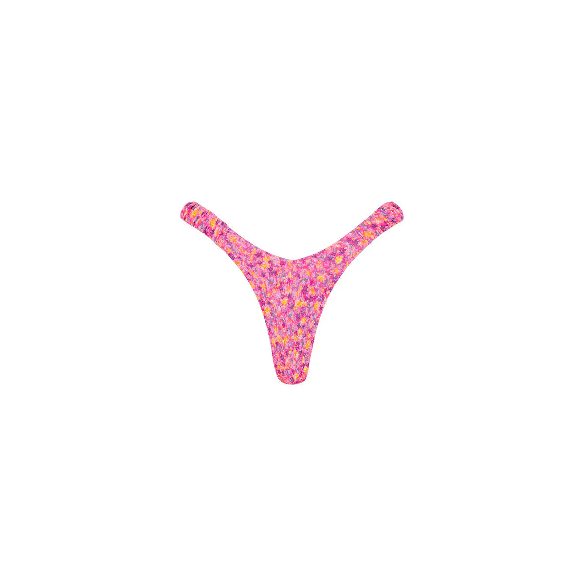 Retro Y Thong Bikini Bottom - Gelato Bloom