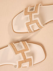 Enid Raffia Sandal