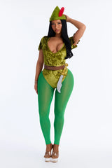 Naughty Neverland Hero 5 Piece Costume Set