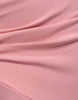 Goddiva One Shoulder Cape Sculpting Stretch Jersey & Chiffon Maxi Dress In Blush